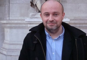 Nicolas Stoquer participait à la manifestation pour la Paix organisée par Les Patriotes
