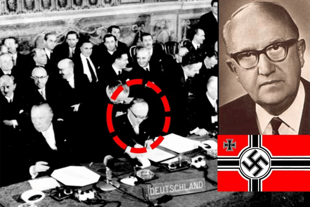 Walter Hallstein un fondateur de la CECA - MultiPol 360 Walter HALLSTEIN, un NAZI, 1er Président de la Commission Européenne