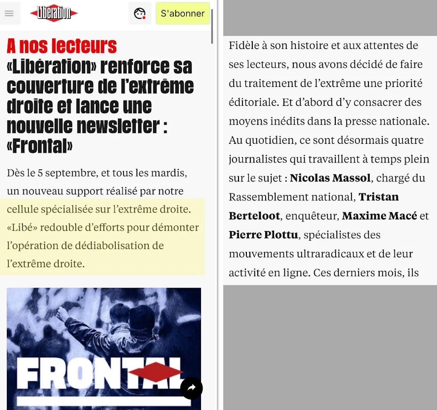 communiqué Libération - MultiPol 360 Communiqué de Libération