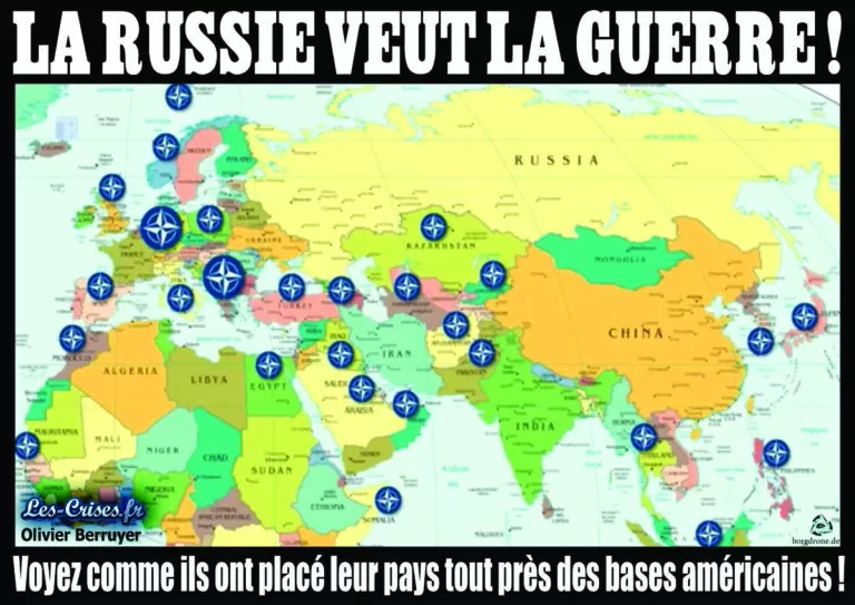 Bases américaines autour de la Russie - MultiPol 360 Bases OTAN autour de la Russie