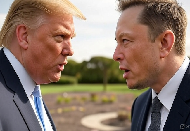 Trump et Musk s’écharpent en public