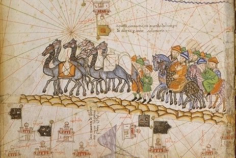 Caravane sur la route de la soie La route de la soie : un pont millénaire entre l’orient et l’occident