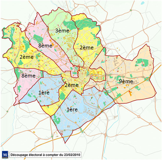 decoupage_des_de_circonscriptions_montpellier_0 - MultiPol 360 La classification des partis politiques en France : une tentative de l’État pour orienter les élections ?