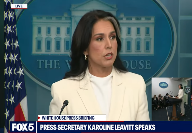 Point de presse de la Maison Blanche : Tulsi Gabbard accuse Obama d'ingérence dans l'enquête Trump-Russie