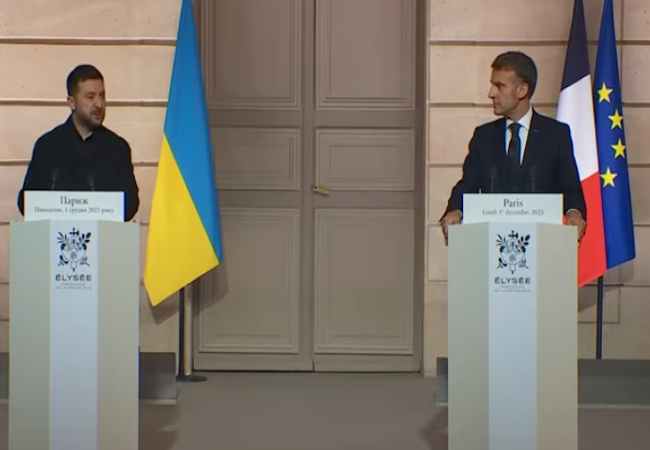 Zelensky vient une fois de plus mendier à Paris