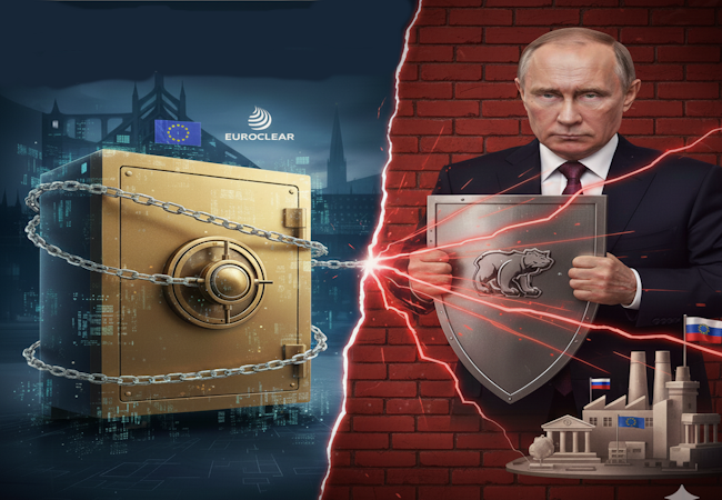 Guerre Financière : Vladimir Poutine active son « bouclier de riposte » face au gel des avoirs