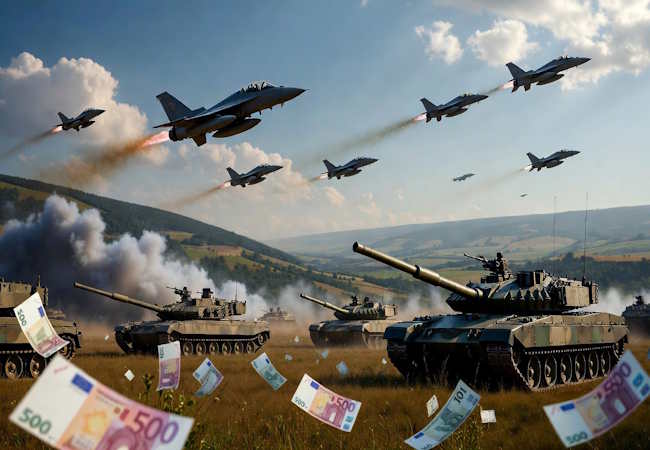 un réarmement massif au cœur des controverses budgétaires