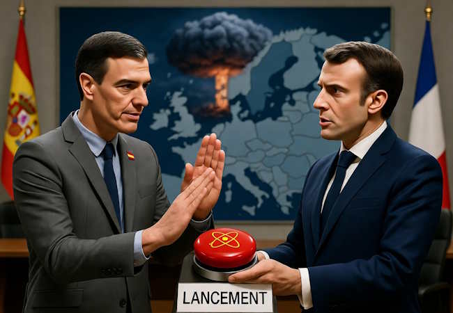 L’Espagne, bastion du pacifisme européen, refuse la folie nucléaire de Macron : « Nous ne voulons pas d’un monde plus nucléaire »