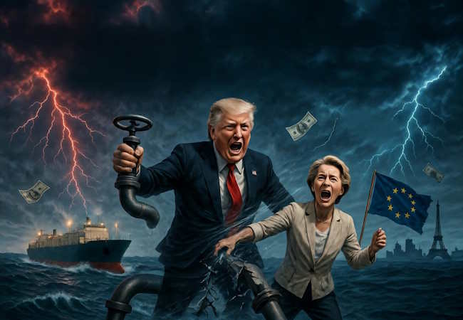 Trump tord le bras de l’Europe : ratifiez ou perdez votre gaz américain !