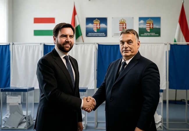 Campagne électorale hongroise : JD Vance vole au secours de Viktor Orbán