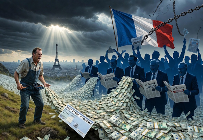 L’indépendance de la presse ? 175 millions d’euros d’aides de l’État : la grande hypocrisie médiatique